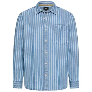 camel active Businesshemd Camel Menswear / He.Hemd langarm / Shirts 1/1 sleeves blau L