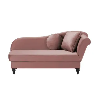 Recamiere   ¦ rosa/pink ¦ Maße (cm): B: 190 H: 92 T: 85.0