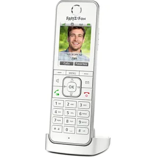 FRITZ!Fon C6 | DECT-Komforttelefon | HD-Telefonie mit Farbdisplay weiß Int.