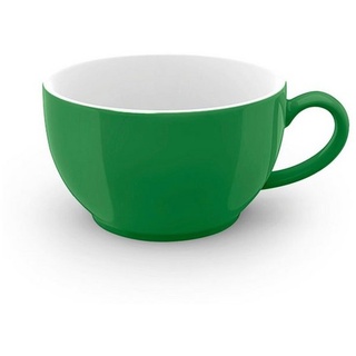 Dibbern Tasse DIBBERN Solid Color Kaffee/Tee Obertasse in, Porzellan grün