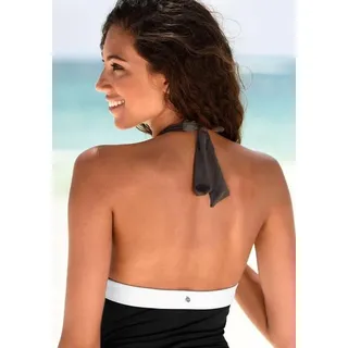 S.Oliver Badeanzug Damen schwarz-oliv Gr.36 Cup C/D