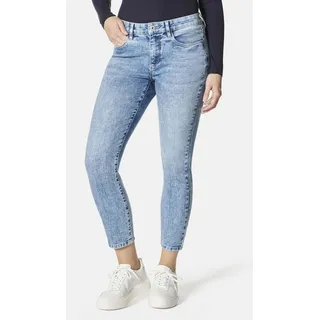 STOOKER WOMEN 5-Pocket-Jeans Florenz Season Slim Fit Slim Fit Casual Clean Wash Denim Jeans für Damen blau 44