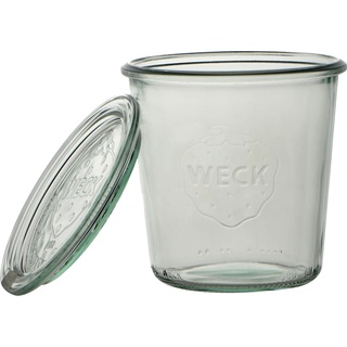 Weck Sturzglas 290ml 6er-Set Deckel, Glas, Transparent, 6 x 290 ml