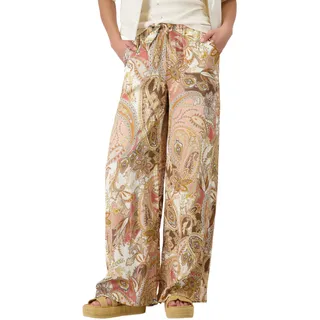 Monari Palazzo-Hose mit Paisleymuster Mehrfarbig 36