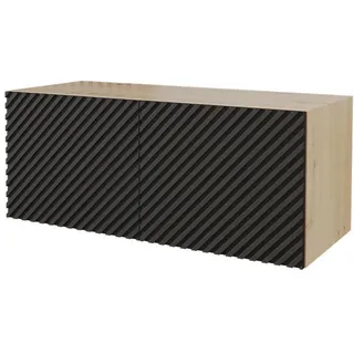 altdecor Zeno Lowboard 100 cm x 40 cm x 40 cm Schwarz Holz