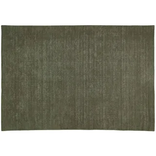 Handweb-Teppich  Idaho , grün , Wolle , Maße (cm): B: 170