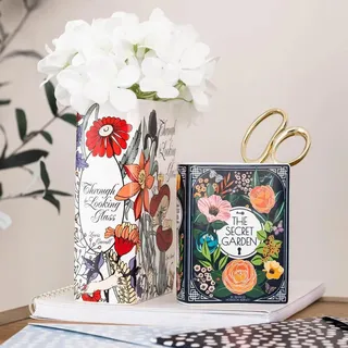 Keramik Book Vase, Buchvase Für Blumen, Bücherform Dekorative Vase Keramik Buch Vasen Niedliche Bücherregal Dekoration Aesthetic Room Decor Moderne Schicke Vase Für Heimdekoration Wohnzimmer