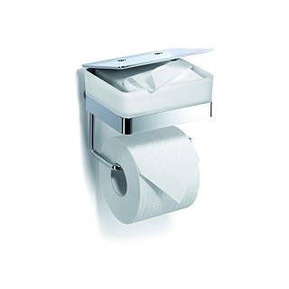 Giese WC-Duo 31770-02 für Feuchtpapier mit Papierhalter,  Glas/Messing verchromt