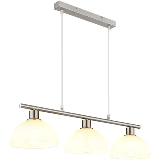 GLOBO Hängeleuchte 1-flg. 120 cm rund/silber