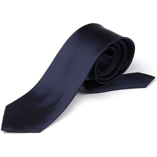 Oliver Weber Collection, Krawatte + Fliege, Krawatte Satin 8 cm für Herren klassische Krawatte für Büro oder festliche Veranstaltungen 720095, Transparent