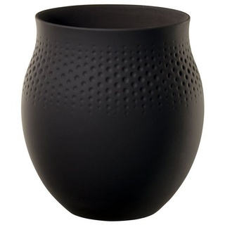 Villeroy & Boch Dekovase Manufacture Collier noir Vase Perle groß (1 St) schwarz