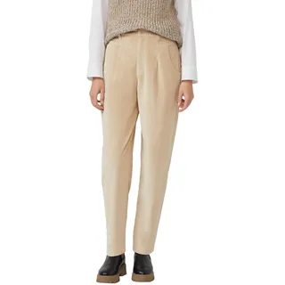 s.Oliver Barrel Leg Cordhose Relaxed Fit Beige 44