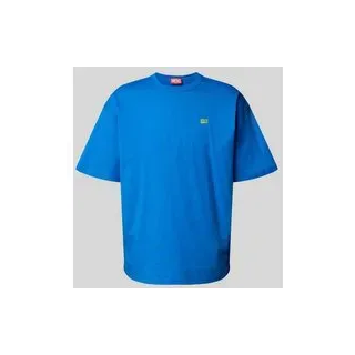 T-Shirt mit Label-Print, Royal, $listsize[$i].replace('"','"')