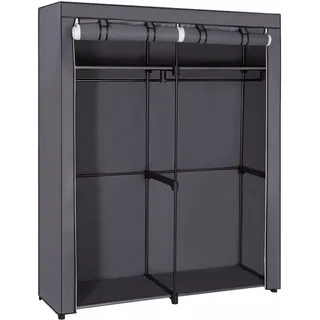 Songmics Stoffschrank 140 x 174 x 43 cm Grau