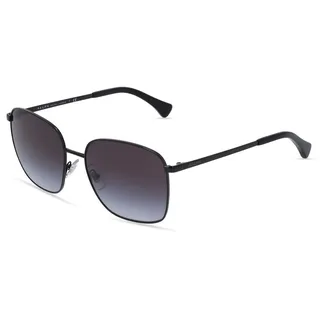 Ralph RA4136 Damen-Sonnenbrille Vollrand Quadratisch Metall-Gestell, schwarz