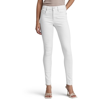 G-STAR RAW Damen 3301 High Skinny Jeans, Weiß (paper white gd D05175-C258-G547), 28W / 30L