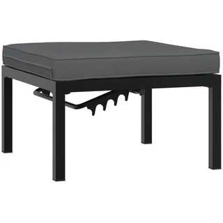 vidaXL Gartenhocker 69 x 69 x 40 cm schwarz 1 St.
