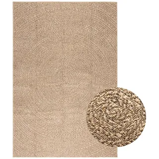 Teppich 140x200 Cm Jute-optik Innen Und Außen