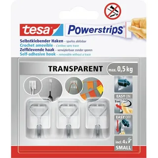 Tesa Garderobenhaken Transparent