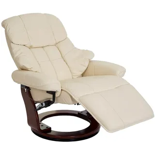 Robas Lund Relaxsessel Calgary 2 Leder 64021CK5 75 x 100 x 90 cm Creme drehbar