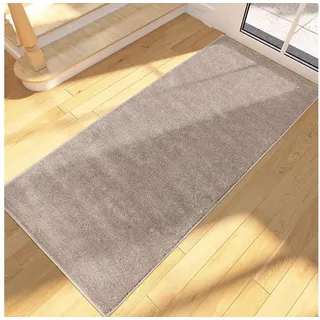 FCSDETAIL Fußmatte Schmutzfangmatte Innen Lang 60x150 cm rutschfeste waschbare Fußmatte grau