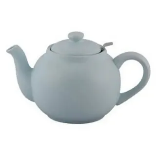Plint Teekanne Plint Teekanne aus Steingut mit Edelstahl Sieb 1,5 Liter 5 Farben blau