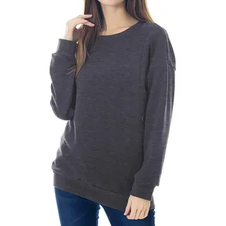 Smallshow Pflege Sweatshirt Langarm T-Shirt Bluse Stillen Pullover Tops Stillshirt - XXL