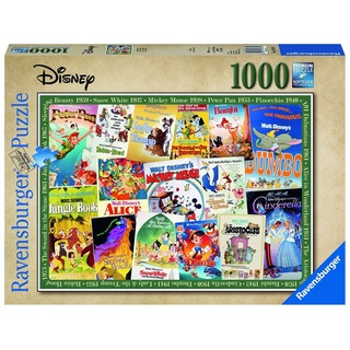 Ravensburger Puzzle »19874 Disney Vintage Poster 1000 Teile Puzzle«, 1000 Puzzleteile bunt