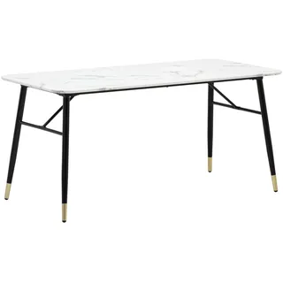 FineBuy Esszimmertisch 180 x 90 x 76 cm weiß