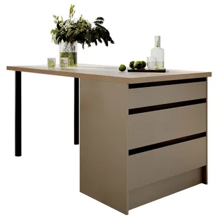 Die Möbelfundgrube Kücheninsel 180 cm grau