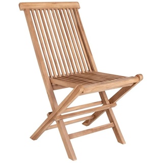 ebuy24 Gartenstuhl 2er Set Torad Gartenstuhl Teakholz massiv. braun