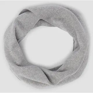 Loopschal aus Baumwollmix - grau - ONESIZE