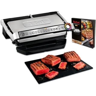 Tefal OptiGrill+ XL Kontaktgrill 9 Programme 2000W Garanzeige Edelstahl GC722D16