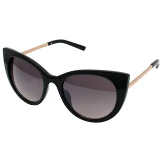 LUXXADA Sonnenbrille Damen Cat Eye Große Katzenaugen Rockabilly Vintage Stil (Retro Cateye Brille mit Brillenbeutel) UV400 Gläser Schwarz oder Lila Getönt lila