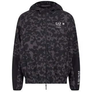 Emporio Armani Regenjacke Jacke Visibility Kapuzenjacke (1-St) grau L