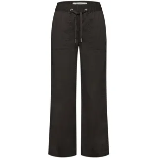STREET ONE Paperbag-Hose loose fit Braun 44
