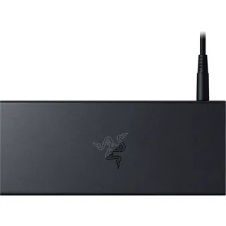 Razer USB 4 Dock Schwarz - 4K, 1x HDMI 2.1 (120 Hz), 1x DP 1.4 (240 Hz), 2x USB-A (2. Gen), 2x USB-A (1. Gen), 2x USB-C (10 Gb/Sek.), 1x Gbit Ethernet, 1x SD 3.0 UHS-II, 1x 3,5mm Klinke, 180W