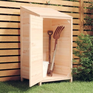 Stabli Holz| Gerätehaus| Gartenschrank Geräteschuppen 55x52x112 cm Massivholz Tanne89285