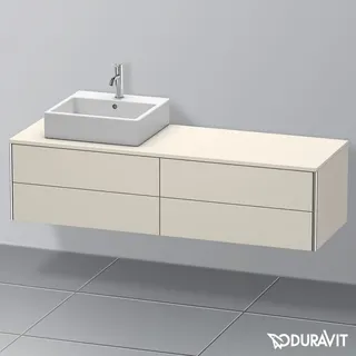 Duravit Waschtischunterschrank 4 Auszüge 160 x 40 cm Taupe Matt