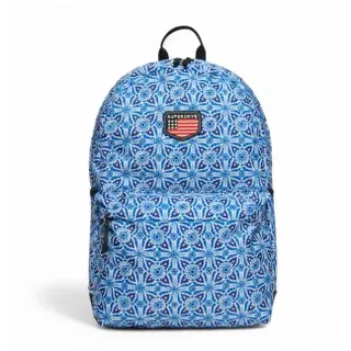 Superdry für Damen. Y9110273A Rucksack mit Aufnäher Classic Montana blau (OSFA), Lässig, Synthetisch