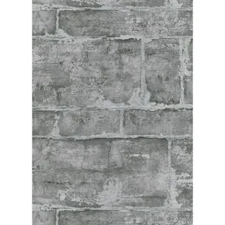 Erismann Vliestapete 10,05 x 0,53 m 10222-15 schwarz