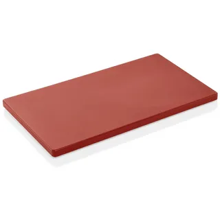 Gastro Spirit Schneidebrett Schneidebrett 50 x 30 x 2 cm aus Polyethylen, rot, Polypropylen, (1-St), mit Anti-Rutsch Pads, Gastronomie geeignet rot
