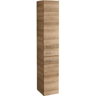 Fackelmann Milano Hochschrank 30,5 x 165,5 cm Braun Holz