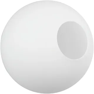 Weihnachten Mottoparty Milchglas Glaskugel Lampenschirm Ersatz Weiß Glas | Frosted Finish, 1 Stück, E26/E27 Passender Hals, für Pendelleuchten und Deckenventilator Licht