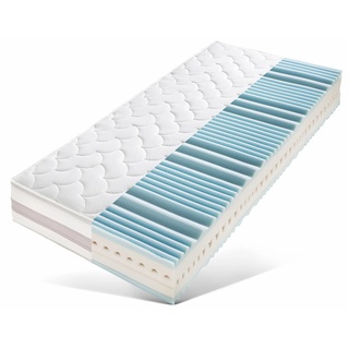 Gelschaummatratze HN8 SCHLAFSYSTEME "Dynamic Gelschaum CS 26" Matratzen Gr. 4 (101 kg - 120 kg), B/H/L: 80 cm x 26 cm x 200 cm, Polyester Bezug, Material oben: Polyester, Material unten: Polyester, 1 St., weiß Allergiker-Matratzen Matratze