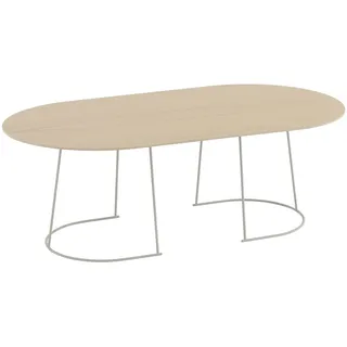 Muuto Airy Couchtisch, large, eichenfurnier / off white