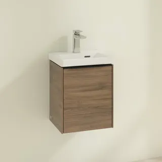 Villeroy & Boch Waschbeckenunterschrank 1 Tür 35,1 x 42,9 x 30,9 cm Arizona Oak/Volcano Black
