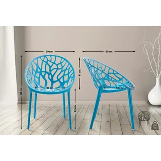 59 x 60 x 80 cm blau