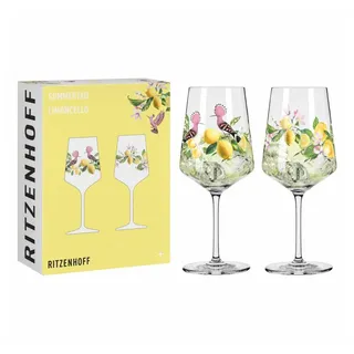 Ritzenhoff & Breker Ritzenhoff Sommertau Limoncello F24 Aperitif Gläser-Set, 2-tlg. (6041005)