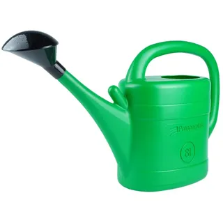 Gießkanne Grün 2L / 3L / 5L / 8L / 10L / 14L – Kunststoff Gartengießkanne mit Brause, Blumengießkanne für Garten & Zimmerpflanzen, Bewässerung, Leicht & UV-beständig (8 Liter)